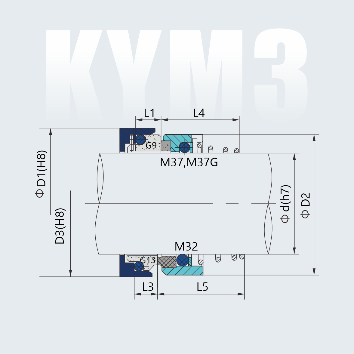 KY M37, M37G / M32 / M3N rajz